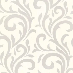 Brewster Damask wallpaper, color Sage, SKU 2686-96549