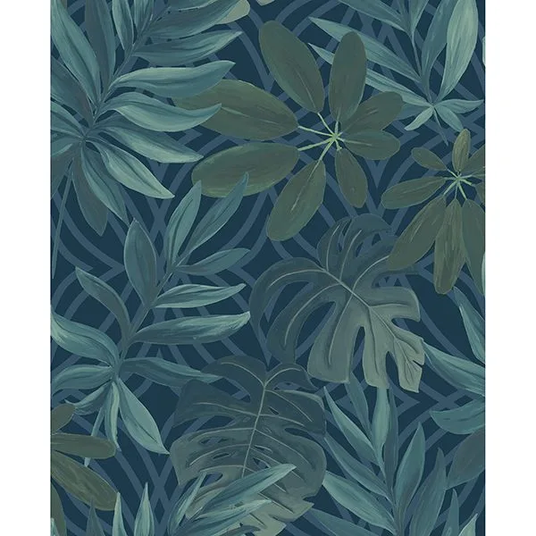 Brewster Nocturnum wallpaper, color Dark Blue, SKU 2904-24201