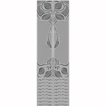Brewster Nouveau wallpaper, color White, SKU RD06681