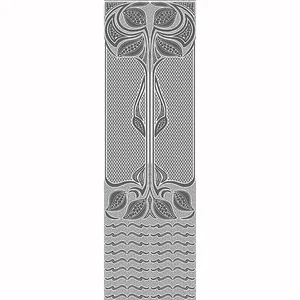 Brewster Nouveau wallpaper, color White, SKU RD06681