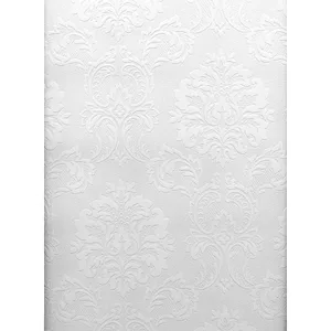 Brewster Plouf wallpaper, color White, SKU 2780-32808