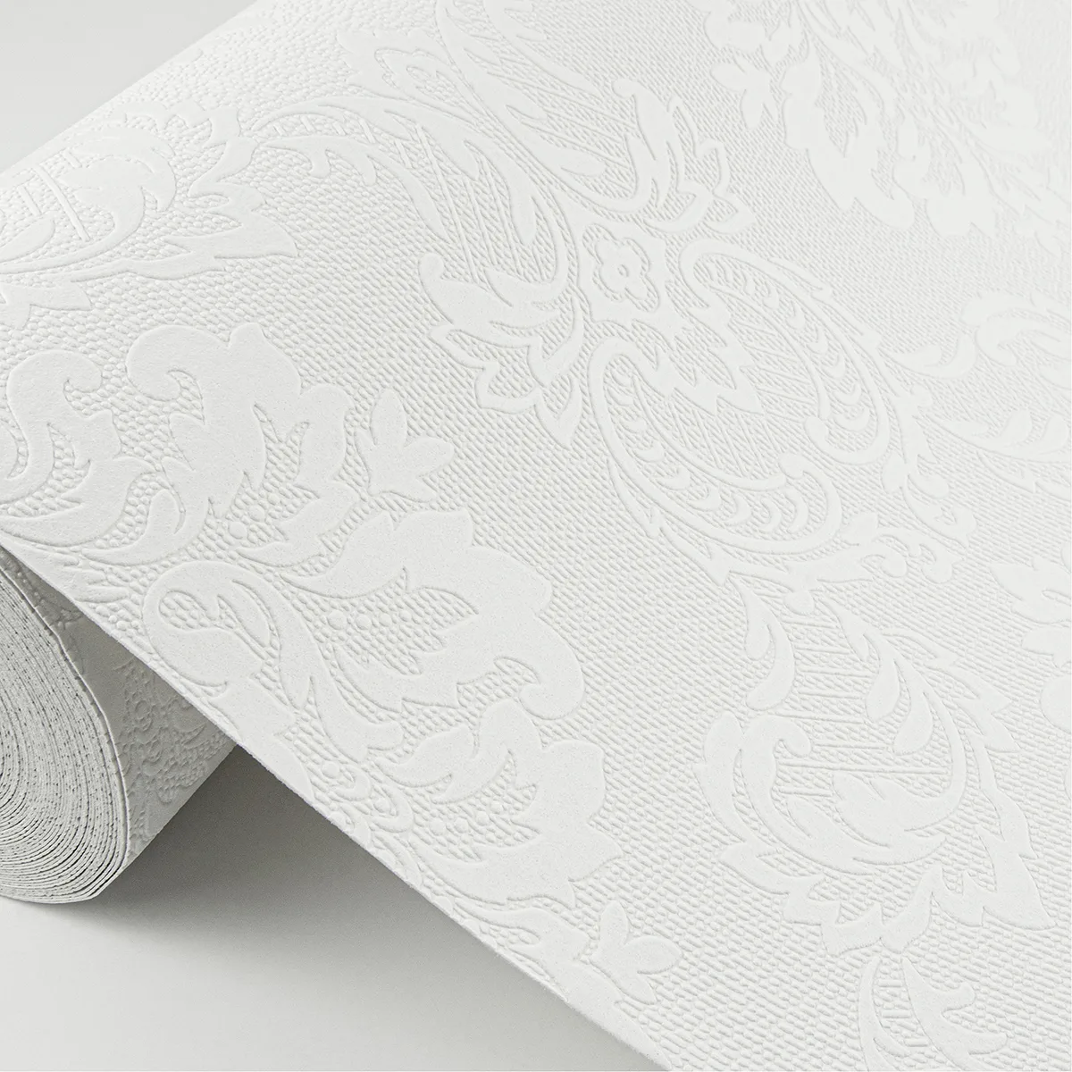 Brewster Plouf - White Wallpaper | Buy Online Brewster Plouf wallpaper, color White, SKU 4000-32808