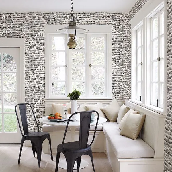 Brewster Runes wallpaper, color Black, SKU 2904-24354