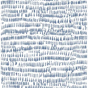 Brewster Runes wallpaper, color Blueberry, SKU 2904-24357
