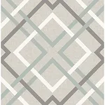 Brewster Saltire - Taupe Wallpaper | Buy Online Brewster Saltire wallpaper, color Taupe, SKU 2904-22649