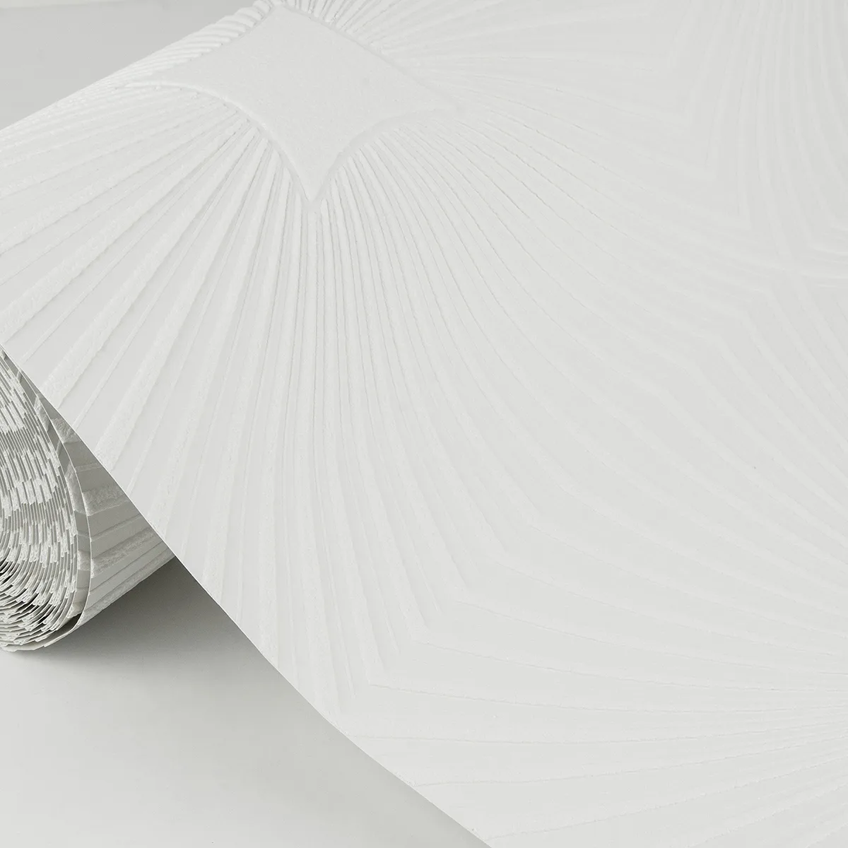 Brewster Silvie wallpaper, color White, SKU 4000-6639-17