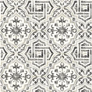Brewster Sonoma wallpaper, color Charcoal, SKU 2904-12331