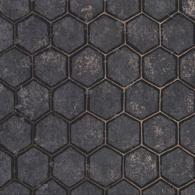 Brewster Starling wallpaper, color Charcoal, SKU 2927-00403