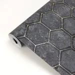 Brewster Starling wallpaper, color Charcoal, SKU 2927-00403