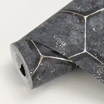Brewster Starling wallpaper, color Charcoal, SKU 2927-00403