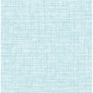 Brewster Tuckernuck wallpaper, color Aqua, SKU 2767-24276