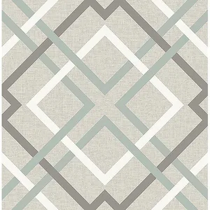 Brewster Tuvalu wallpaper, color Taupe, SKU 2766-22649