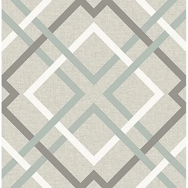 Brewster Tuvalu wallpaper, color Taupe, SKU 2766-22649