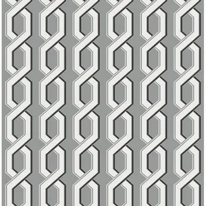 Brewster Twist wallpaper, color Black, SKU 2704-22689