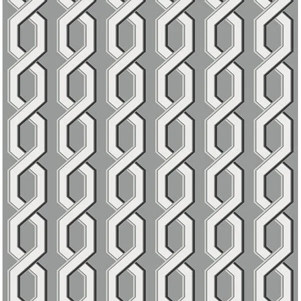Brewster Twist wallpaper, color Black, SKU 2704-22689