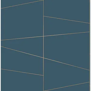Brewster Fairmont wallpaper, color Blue, SKU UW24789