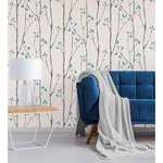 Brewster Ingrid - Blue Wallpaper | Buy Online Brewster Ingrid wallpaper, color Blue, SKU UW24777