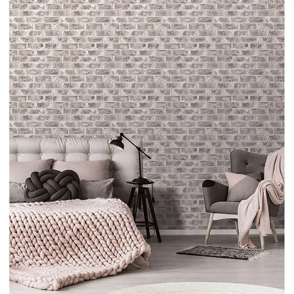 Brewster Jomax wallpaper, color Grey, SKU UW24761