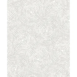 Brewster Vatten wallpaper, color Platinum, SKU 2904-24523