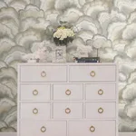 Candice Olson Abalone Fans - Smokey Wallpaper | Buy Online Candice Olson Abalone Fans wallpaper, color Smokey, SKU PSW1615RL