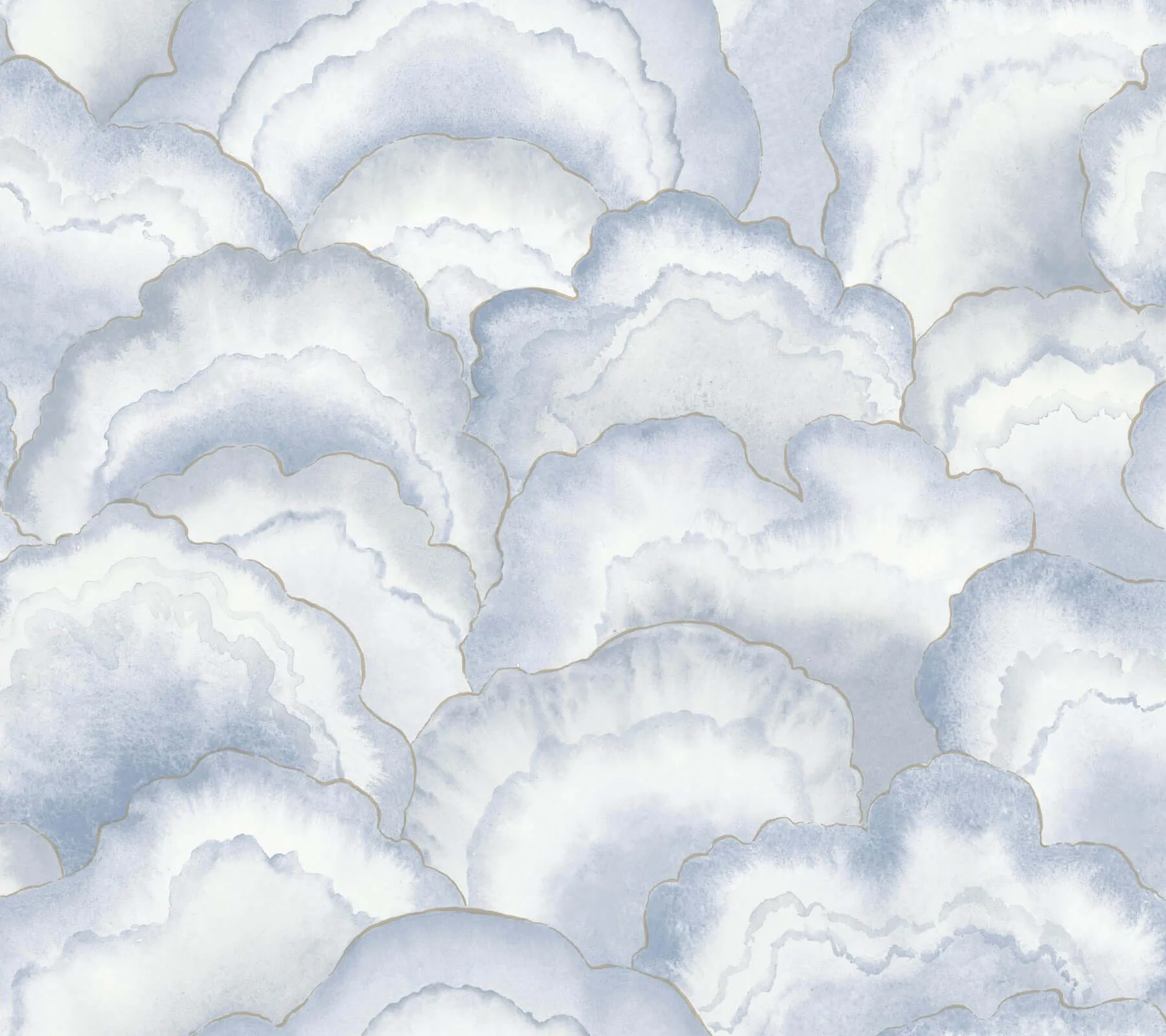 Candice Olson Abalone Fans wallpaper, color Blue, SKU PSW1616RL