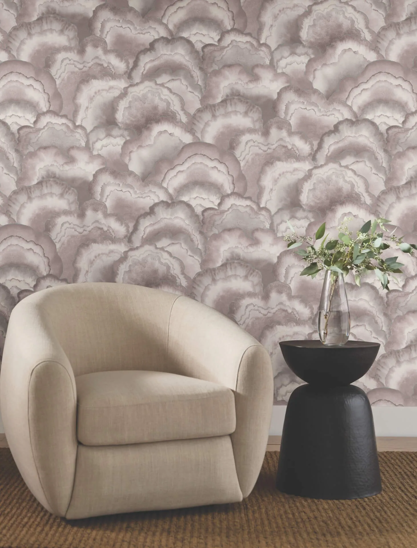 Candice Olson Abalone wallpaper, color Lavender, SKU NT6185