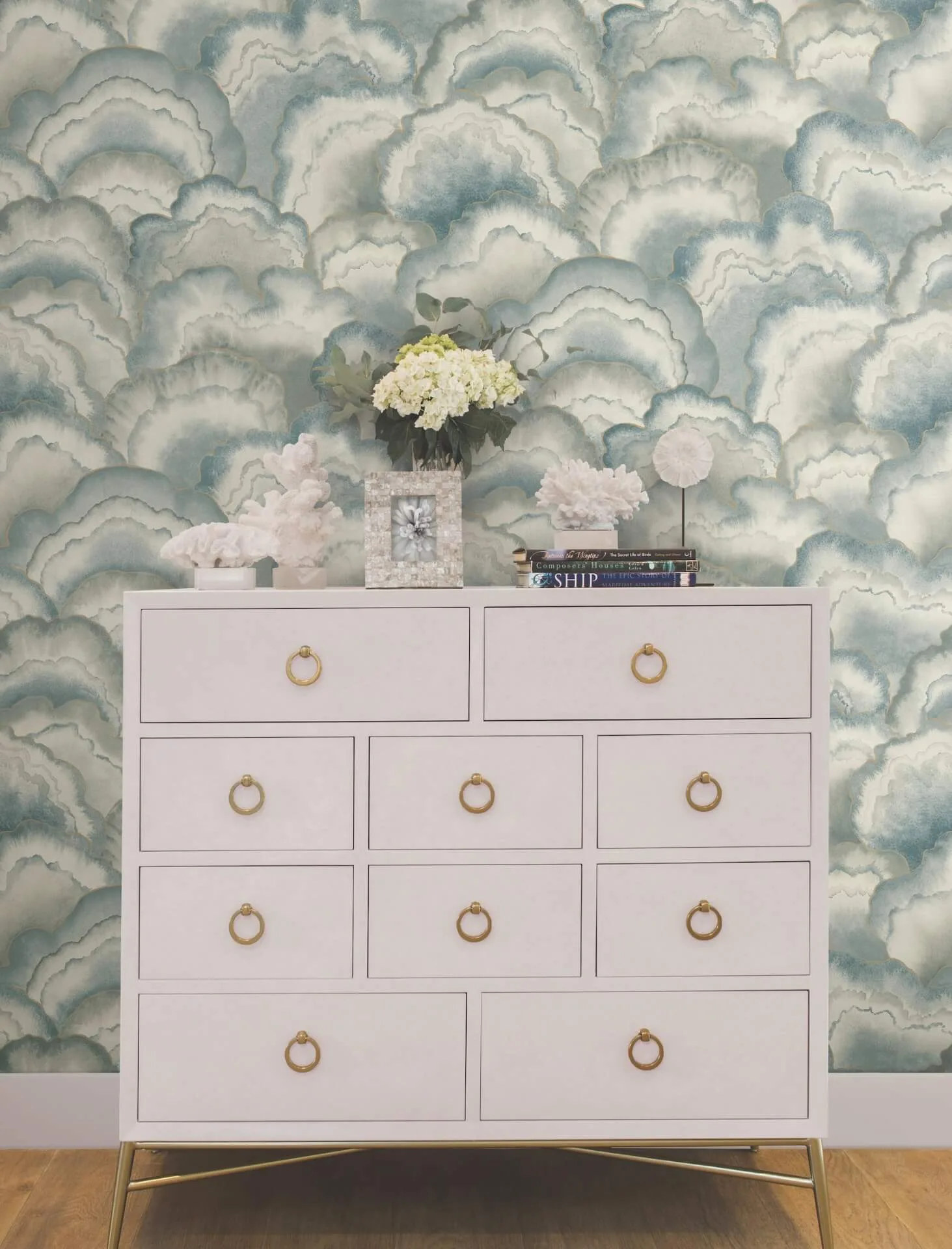 Candice Olson Abalone wallpaper, color Misty, SKU NT6184