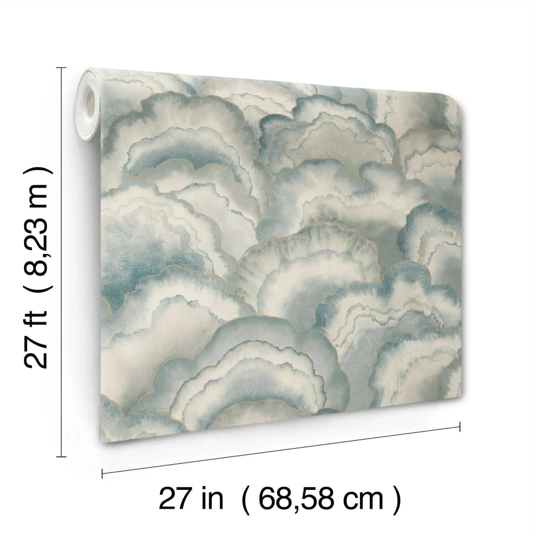 Candice Olson Abalone - Misty Wallpaper | Buy Online Candice Olson Abalone wallpaper, color Misty, SKU NT6184
