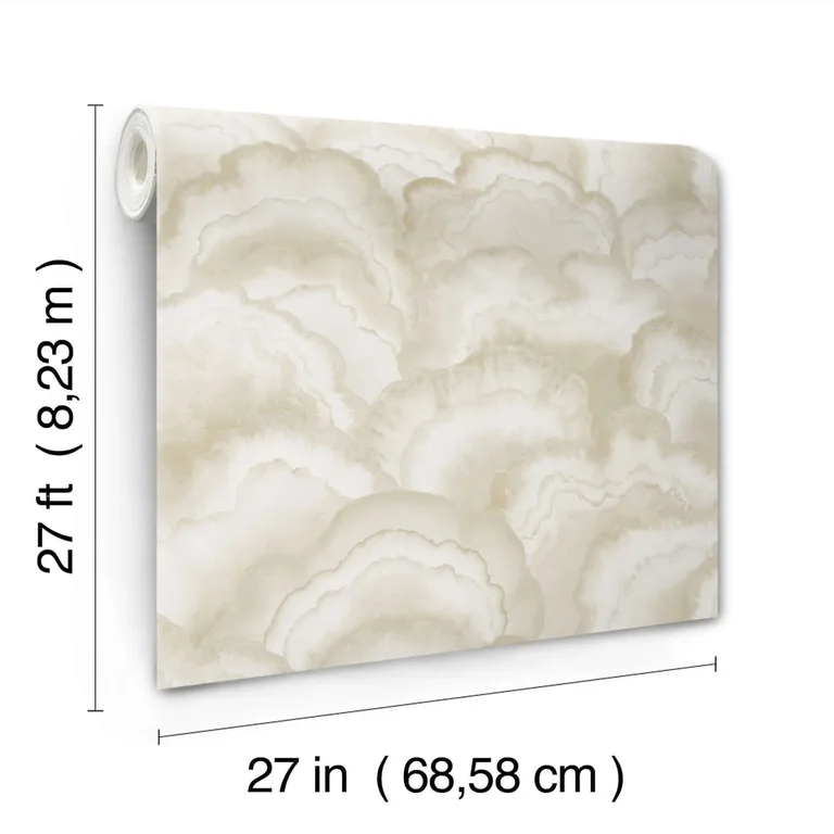 Candice Olson Abalone wallpaper, color Sand, SKU NT6182