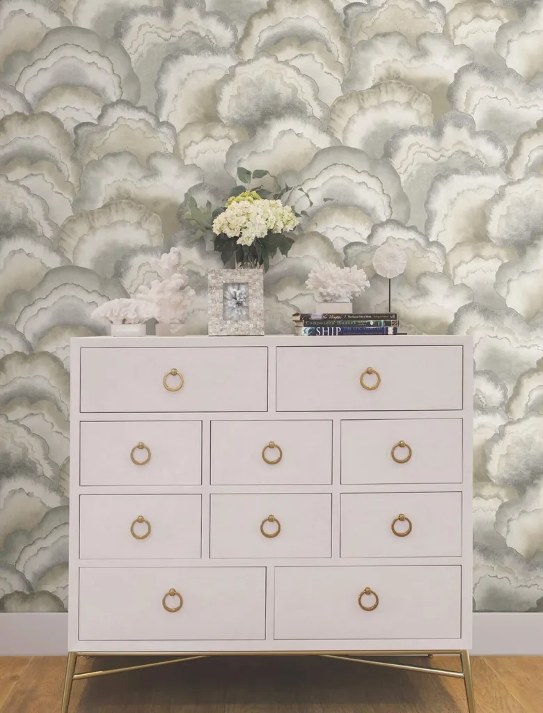 Candice Olson Abalone wallpaper, color Smokey, SKU NT6183