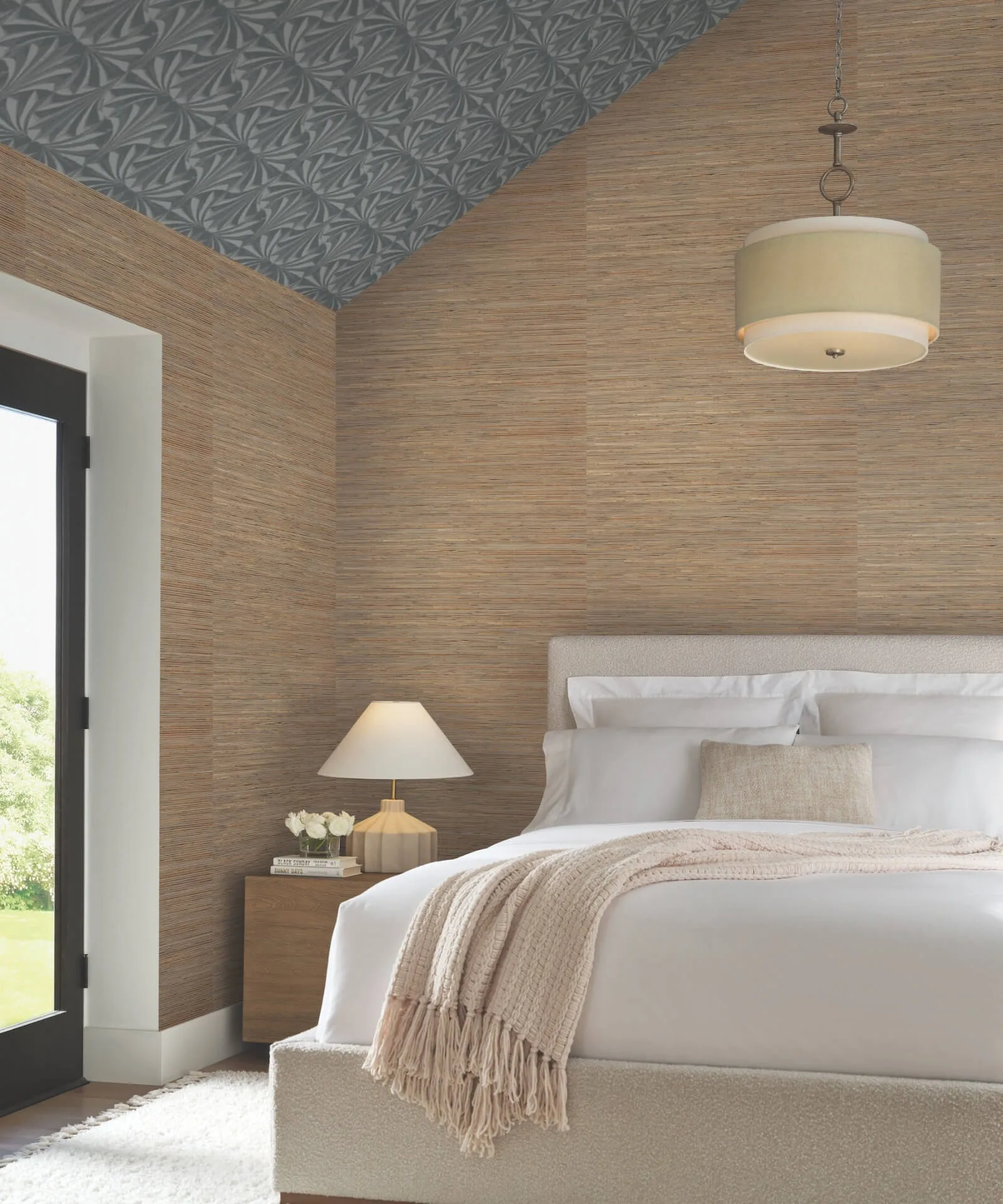 Candice Olson Bamboo wallpaper, color Black, SKU NT6101