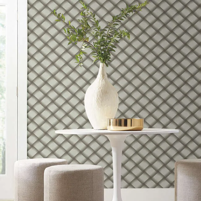 Candice Olson Bayside Basket Weave - Mocha Wallpaper | Buy Online Candice Olson Bayside Basket Weave wallpaper, color Mocha, SKU EV3966