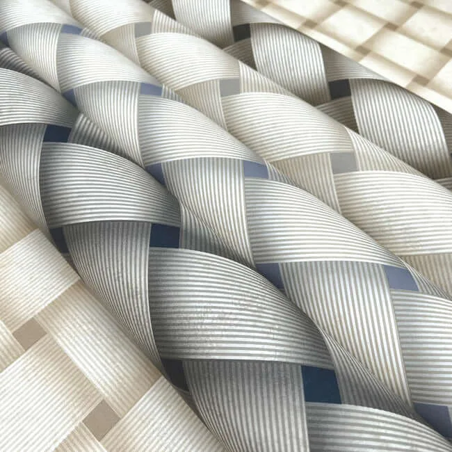 Candice Olson Bayside Basket Weave wallpaper, color Navy, SKU EV3969