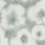 Candice Olson Blended Floral wallpaper, color Aqua, SKU EV3961