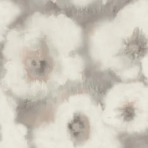 Candice Olson Blended Floral wallpaper, color Clay, SKU EV3963
