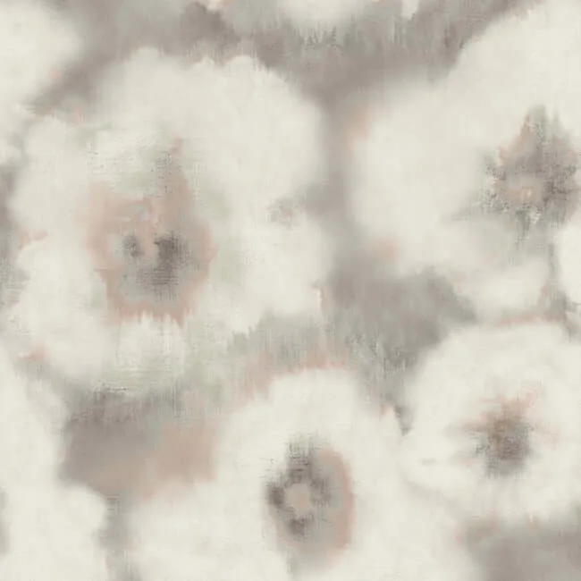 Candice Olson Blended Floral wallpaper, color Clay, SKU EV3963
