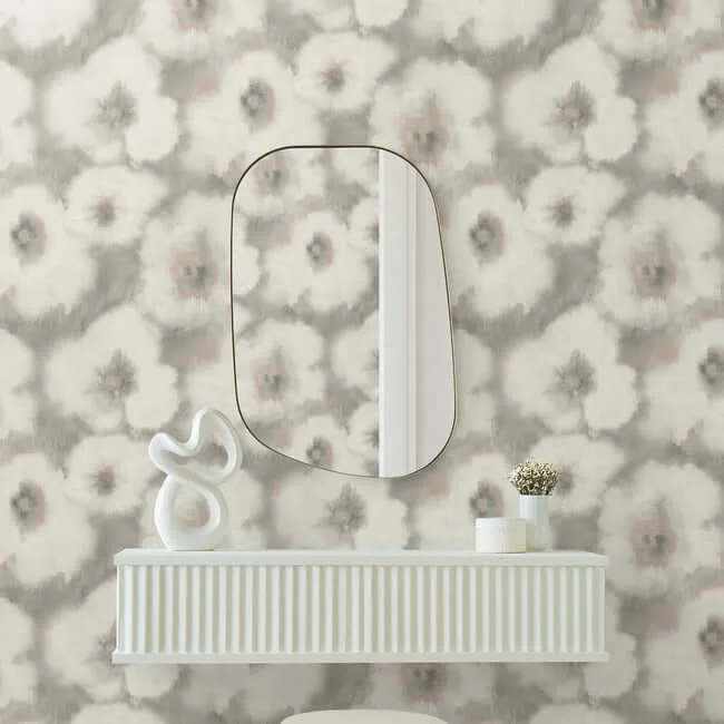 Candice Olson Blended Floral - Clay Wallpaper | Buy Online Candice Olson Blended Floral wallpaper, color Clay, SKU EV3963