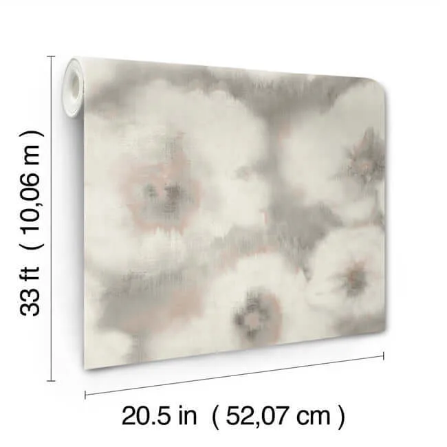 Candice Olson Blended Floral - Clay Wallpaper | Buy Online Candice Olson Blended Floral wallpaper, color Clay, SKU EV3963