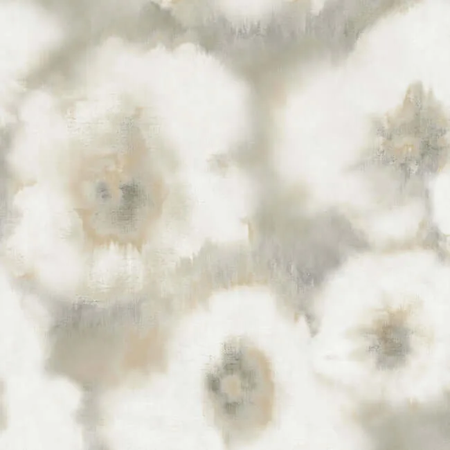 Candice Olson Blended Floral wallpaper, color Neutral, SKU EV3962
