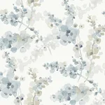 Candice Olson Blossom Fling - Blue Wallpaper | Buy Online Candice Olson Blossom Fling wallpaper, color Blue, SKU EV3974