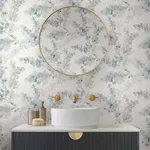 Candice Olson Blossom Fling - Blue Wallpaper | Buy Online Candice Olson Blossom Fling wallpaper, color Blue, SKU EV3974
