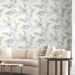 Candice Olson Blossom Fling - Blue Wallpaper | Buy Online Candice Olson Blossom Fling wallpaper, color Blue, SKU EV3974