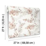 Candice Olson Blossom Fling - Clay Wallpaper | Buy Online Candice Olson Blossom Fling wallpaper, color Clay, SKU EV3975