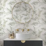 Candice Olson Blossom Fling - Mineral Green Wallpaper | Buy Online Candice Olson Blossom Fling wallpaper, color Mineral Green, SKU EV3972