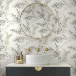 Candice Olson Blossom Fling wallpaper, color Steel, SKU PSW1600RL