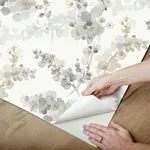 Candice Olson Blossom Fling wallpaper, color Steel, SKU PSW1600RL