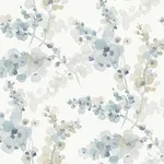 Candice Olson Blossom Fling - Blue Wallpaper | Buy Online Candice Olson Blossom Fling wallpaper, color Blue, SKU PSW1602RL