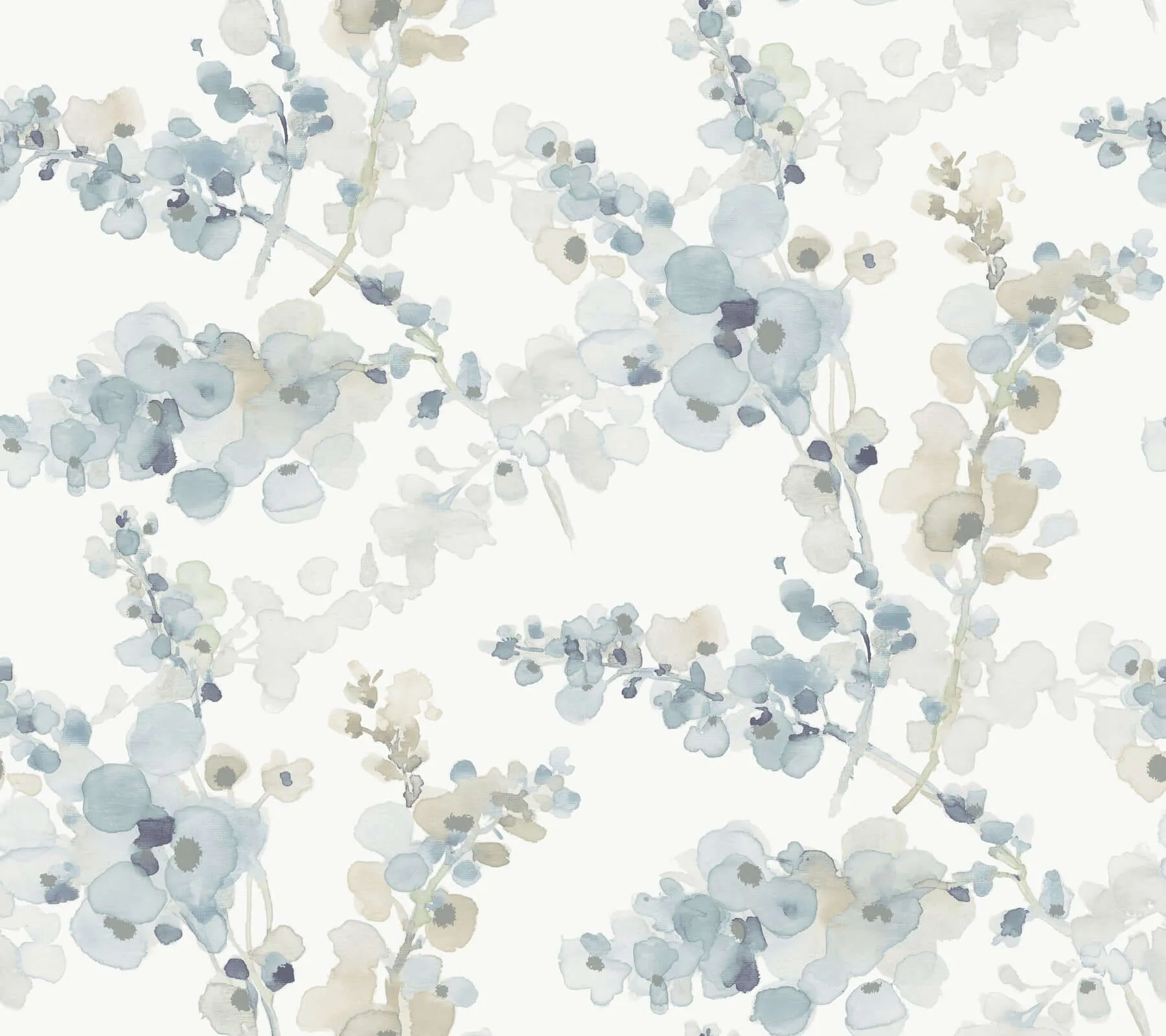 Candice Olson Blossom Fling wallpaper, color Blue, SKU PSW1602RL