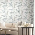 Candice Olson Blossom Fling - Blue Wallpaper | Buy Online Candice Olson Blossom Fling wallpaper, color Blue, SKU PSW1602RL