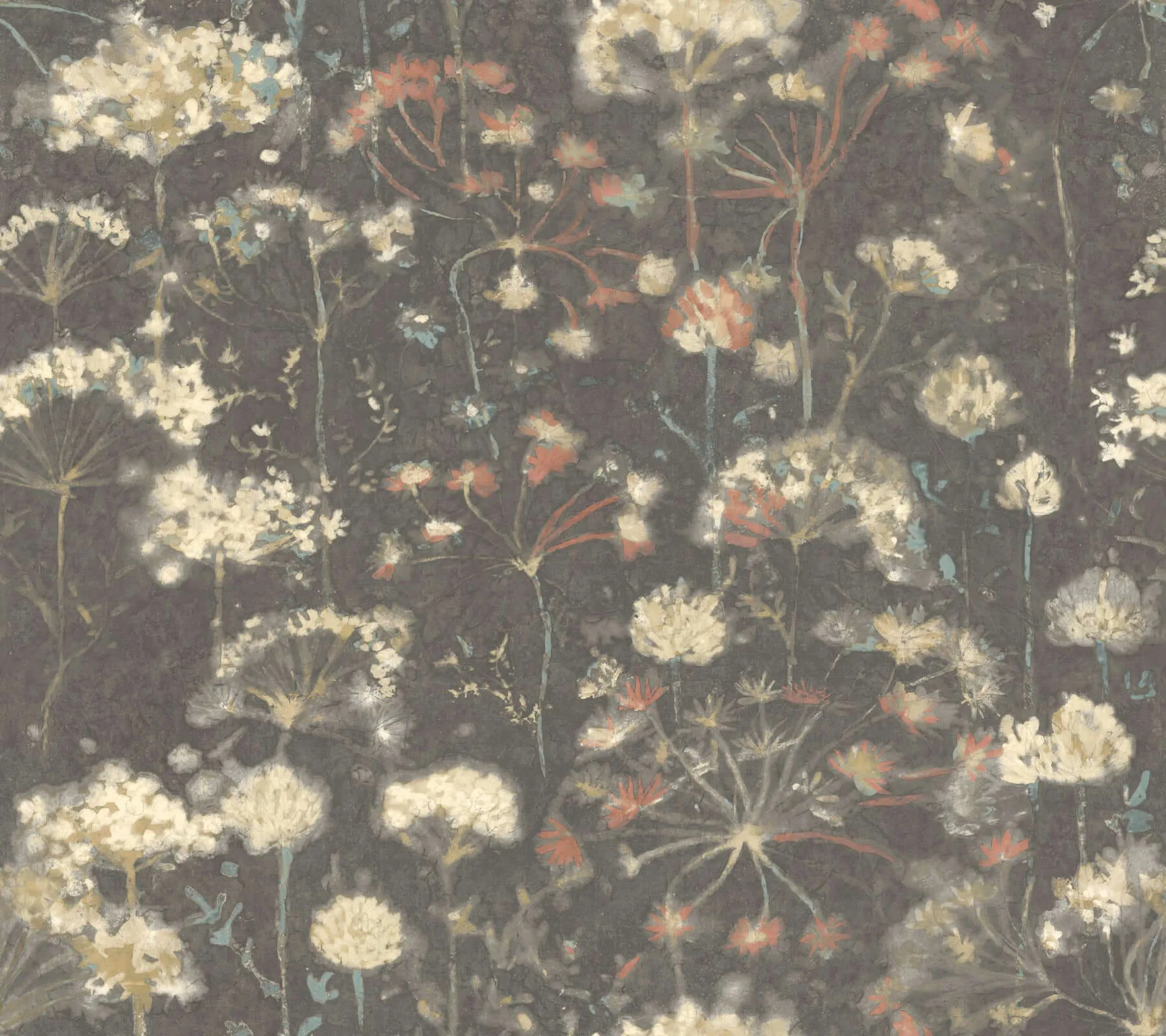 Candice Olson Botanical Fantasy wallpaper, color Red & Blue, SKU PSW1604RL